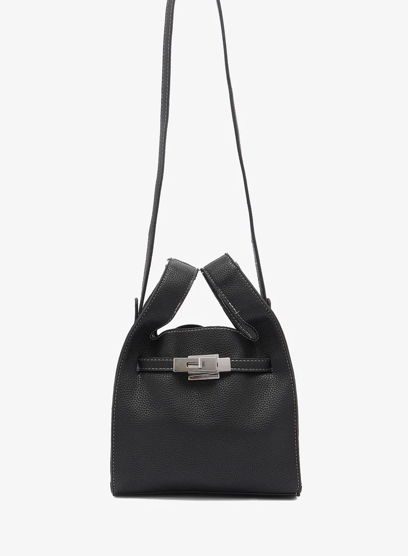 ايلا Bucket Bag With Silver Accent Crossbody